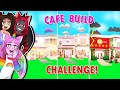 *Moody VS Silly VS Sunny* Bloxburg Cafe Build Challenge!! (Roblox)