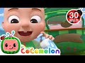 🚍 Bus Wash Song KARAOKE! 🚍 | BEST OF COCOMELON FANTASY ANIMALS! | Sing Along With Me! | Kids Songs