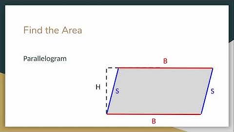M5L1: The Area of Parallelograms Through Rectangle Facts