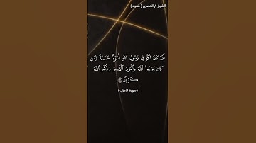 سورة الأحزاب الآية 21 الشيخ الحصري