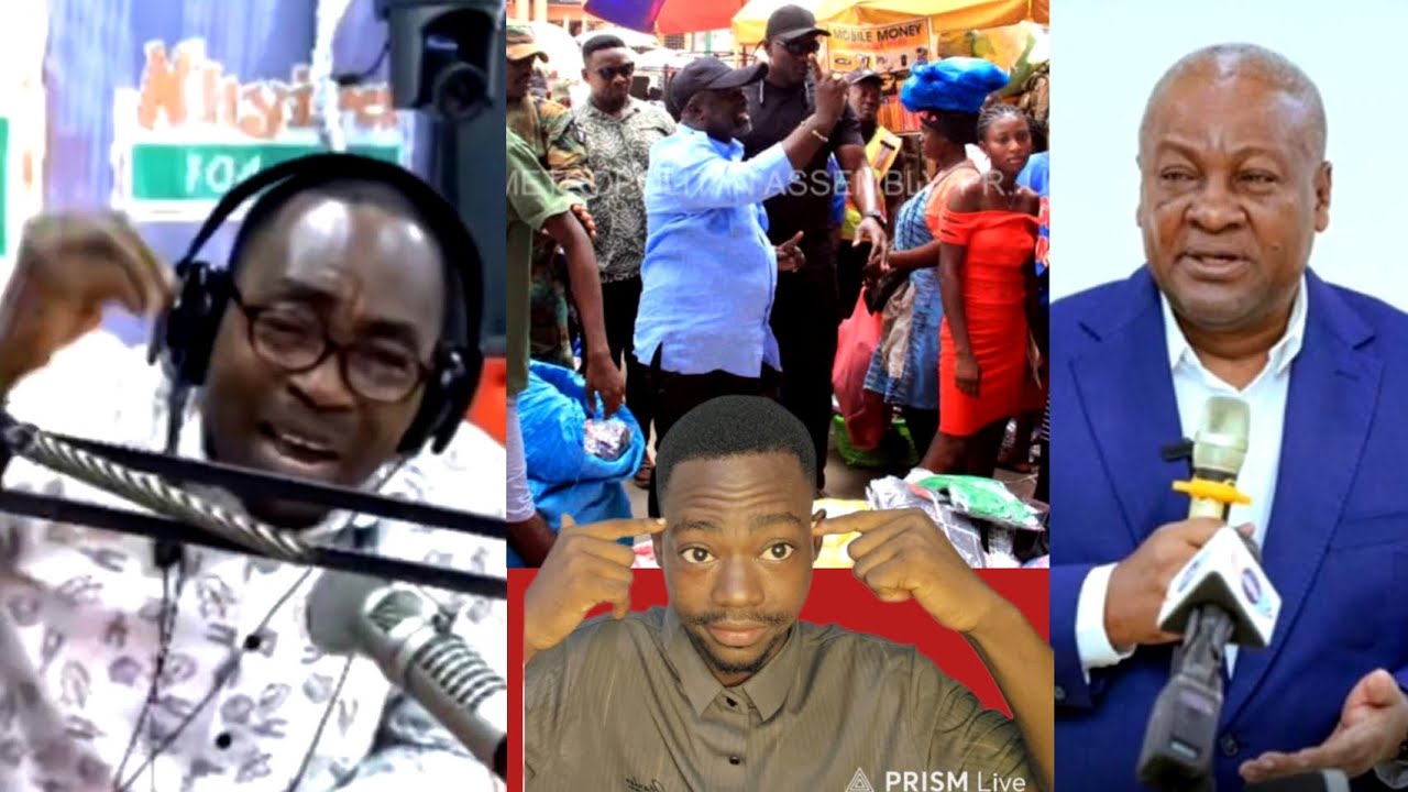 They just hãte Mahama - Nhyira FM journalist cũr$es traders for refusing to reduce prices despite do