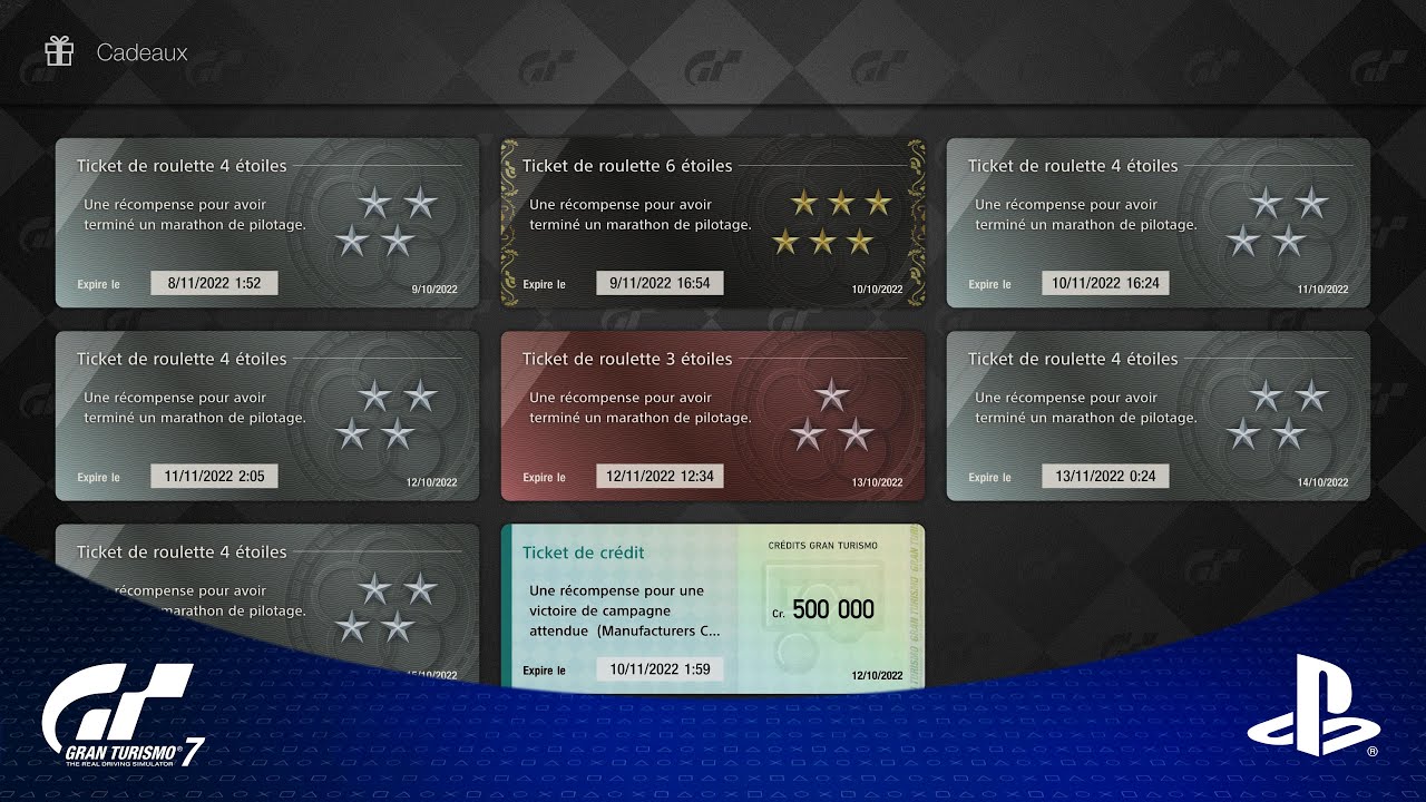 Ticket Roulette Gran Turismo 7 | Tickets de roulette | Semaine #41 - YouTube