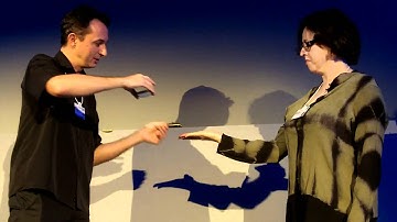 Augmented reality magic in Davos by Marco Tempest