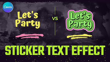 Unlock the Magic of Canva Sticker Text Effects | Beginner