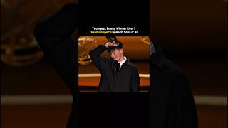 Owen Cooper Makes History at Emmys 2025 🏆 Youngest Actor to Win Supporting Role! #owencooper #shorts