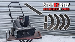 Replacing the Paddles & Shave Plate on a Single Stage MTD Snowblower