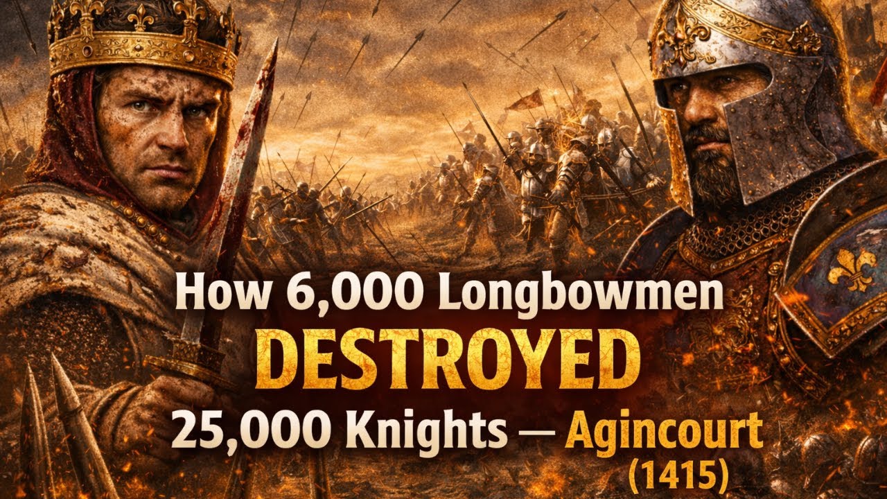 How 6,000 Longbowmen Destroyed 25,000 Knights 