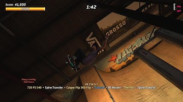 THPS 1+2 learning quick turn revert spine transfer base build