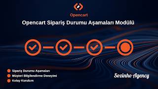 Opencart Sipariş Durumu Aşamaları Modülü