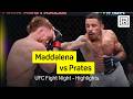 Jack Della Maddalena vs Carlos Prates | UFC Fight Night | DAZN Highlights