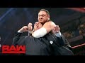 Samoa Joe traps Paul Heyman in the Coquina Clutch: Raw, June 5, 2017