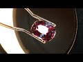 4.38 Carat Color Change Garnet under the Microscope