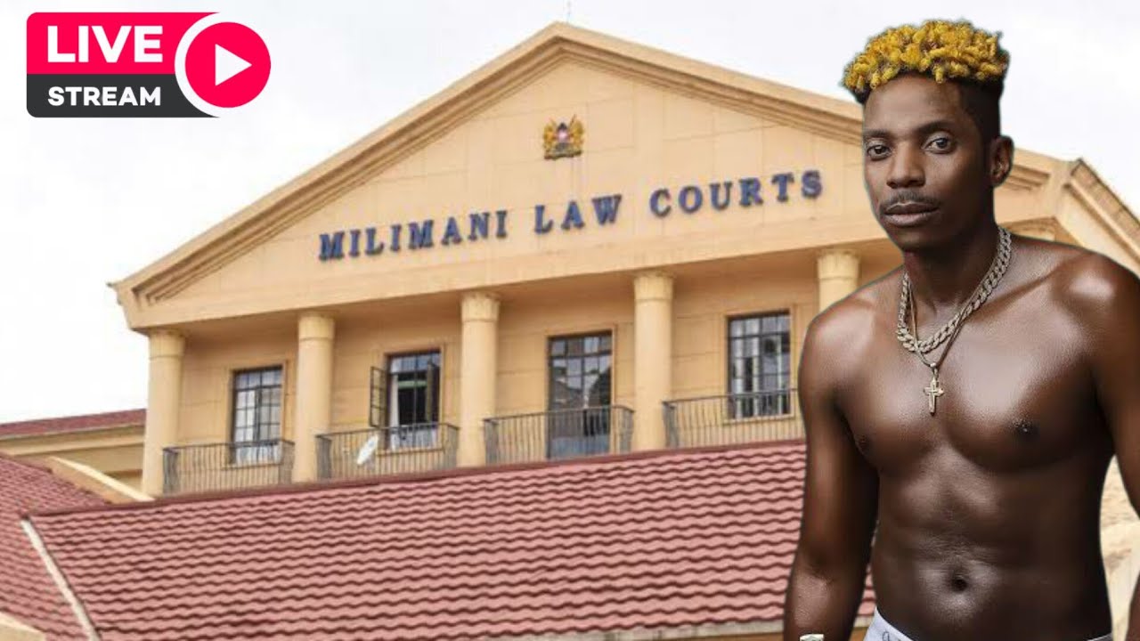 LIVE Eric Omondi inside Milimani law courts Plug Tv Kenya