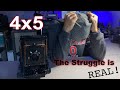 Shooting 4X5 Film // THE STRUGGLE IS REAL!