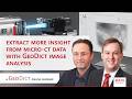 GeoDict Seminar - Extract More Insight from micro-CT Data with GeoDict Image Analysis