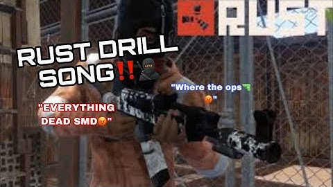 When a drill rapper plays RUST CONSOLE 🤣 | rust parody song | rust drill song🥷🏾🔫