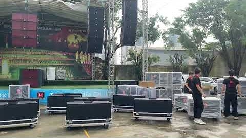 double 10 inch 2way line array speaker sound system Ti pro audio manufacture in china