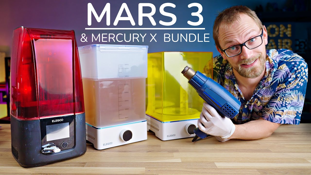 An (almost) perfect resin printing setup with one giant problem: Elegoo  Mars 3 & Mercury X Bundle! 