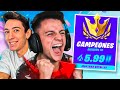 SUBIENDO A LIGA DE CAMPEONES CON VICENS [Fortnite]