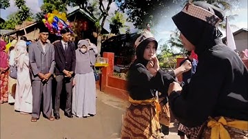 Mapag panganten di jemput oleh pendekar silat | pernikahan adat sunda di kampung panyaweuyan Garut