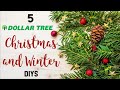 5 Awesome Christmas And Winter Diys You Can Make With Dollar Tree Supplies
