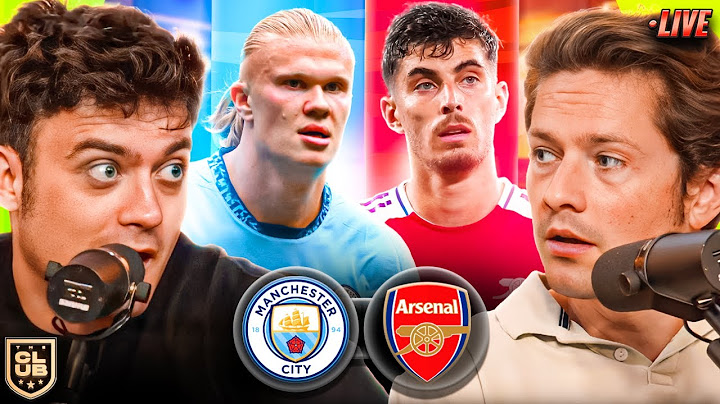 MAN CITY 2-2 ARSENAL | THE CLUB LIVE