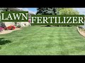 The BEST FERTILIZERS for a THICK GREEN LAWN