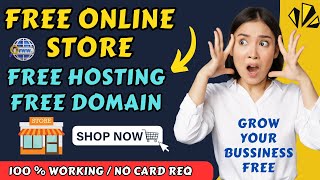 how to make free online store website | how to make free online store website | Free .com domain