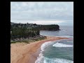 Mona Vale is effectively two separate beaches separated by a broad ocean rock platform.
