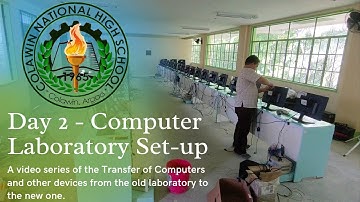 Day 2 - Computer Laboratory Set-up| Colawin National High School|E-room
