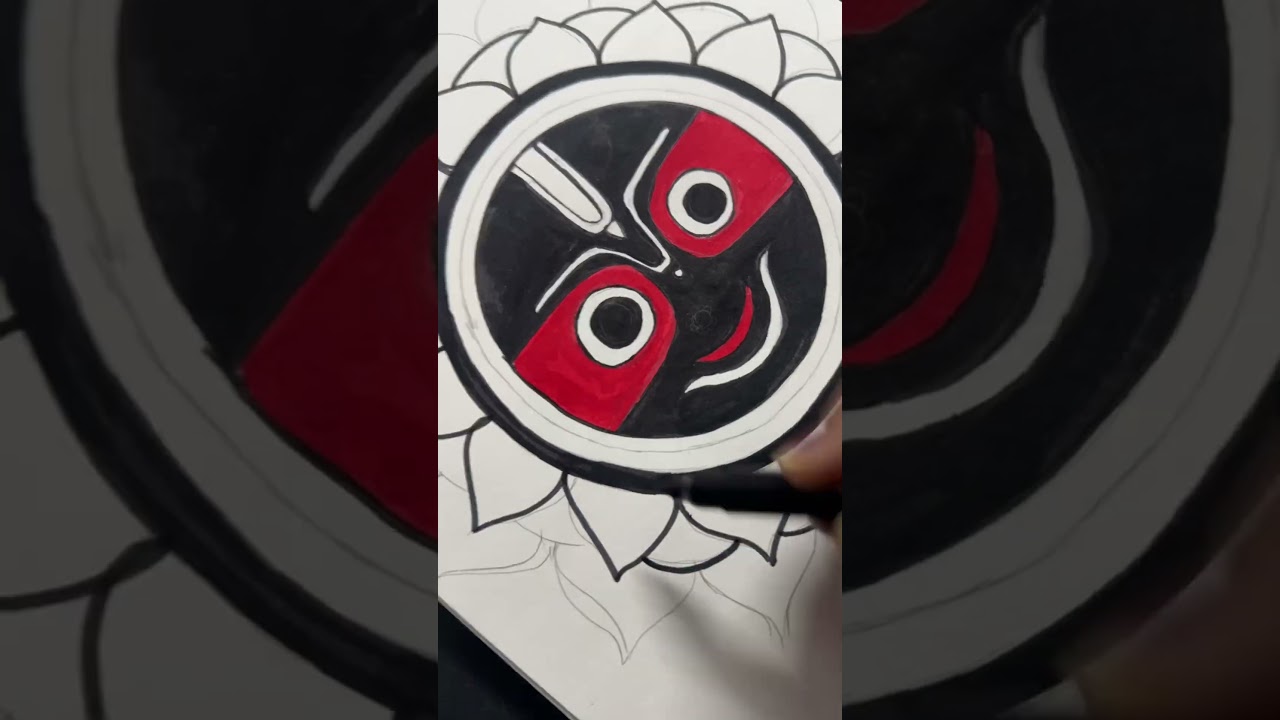 &ldquo;Jai Jagannath ji &ldquo; #bhakti #jagannath #artshorts #mycreativemypassion #painting #faithingod