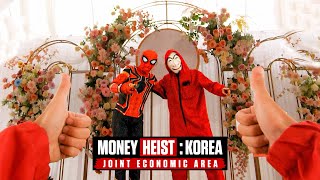 SPIDER-MAN vs TEAM BAD GUY MONEY HEIST KOREA WEDDING 18.0 (Parkour POV)