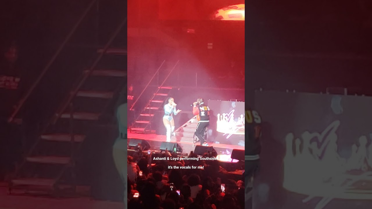 Ashanti & Loyd performing Southside 😍 they saaang! | Millennium Tour 2021 in Hampton, VA