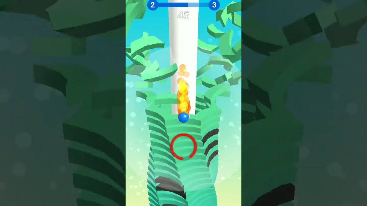 🏀Stack Ball - Crash Platforms 🎯Level 3 Gameplay 