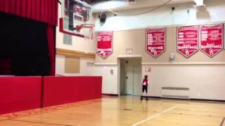 4th Grade Basketball Player Makes Backwards 3-pointer