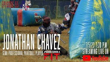 In The Pits episode 55 with Jonathan Chavez, semipro player for PaintballFit.com, MVP of the NXL MAO