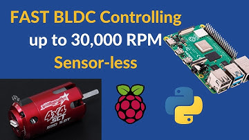 Raspberry Pi ESC for Fast BLDC speed controlling | Sensor-less FOC