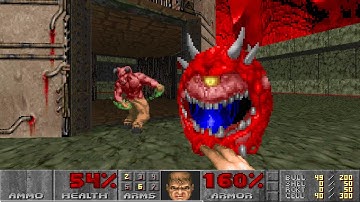 Doom E3M8 Pacifist in 1m02s by Kimo Xvirus