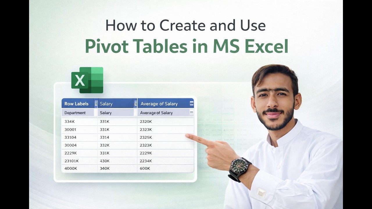 MS Excel Pivot Table Tutorial: From Zero to Hero (2026) | Master Data ...