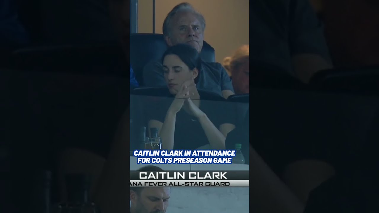 Caitlin Clark Showing Support For The Colts Caitlinclark Indianapoliscolts Nfl