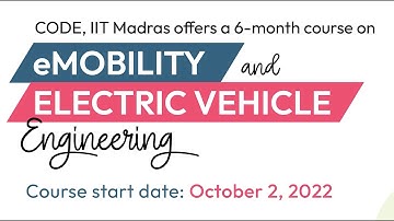 eMobility and Electric Vehicle Engineering _ Course Introduction