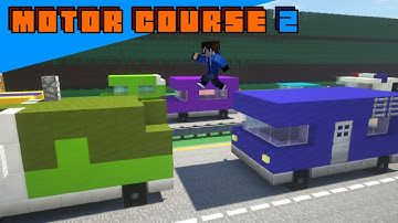 Minecraft Map | Motor Course 2 - highway parkour