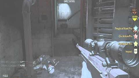 MW3 S&D ON OUTPOST 1V5 QUICKSCOPING CLUTCH BY SCARFAZE619