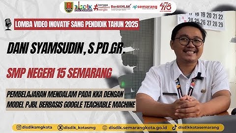 Pembelajaran Mendalam Pada KKA dengan model PjBL berbasis Google Teachable Machine