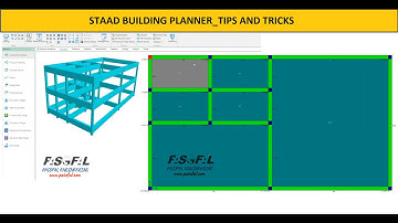 STAAD BUILDING PLANNER _ TIPS AND TRICKS