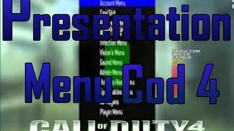 Menu cod 4 (xR3PMZ v7)