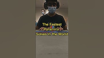 The Fastest Pyraminx Solves in the World #shorts