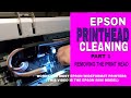 How To Remove The Printhead On A Epson 9890 Wide Format Printer for Cleaning - Part 1