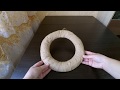 Основа для  рождественского венка , быстро и просто /Base for a wreath , quick and easy