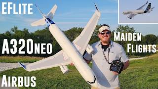 E-Flite - Airbus A320Neo - Twin 64Mm Edf - Maiden Flights